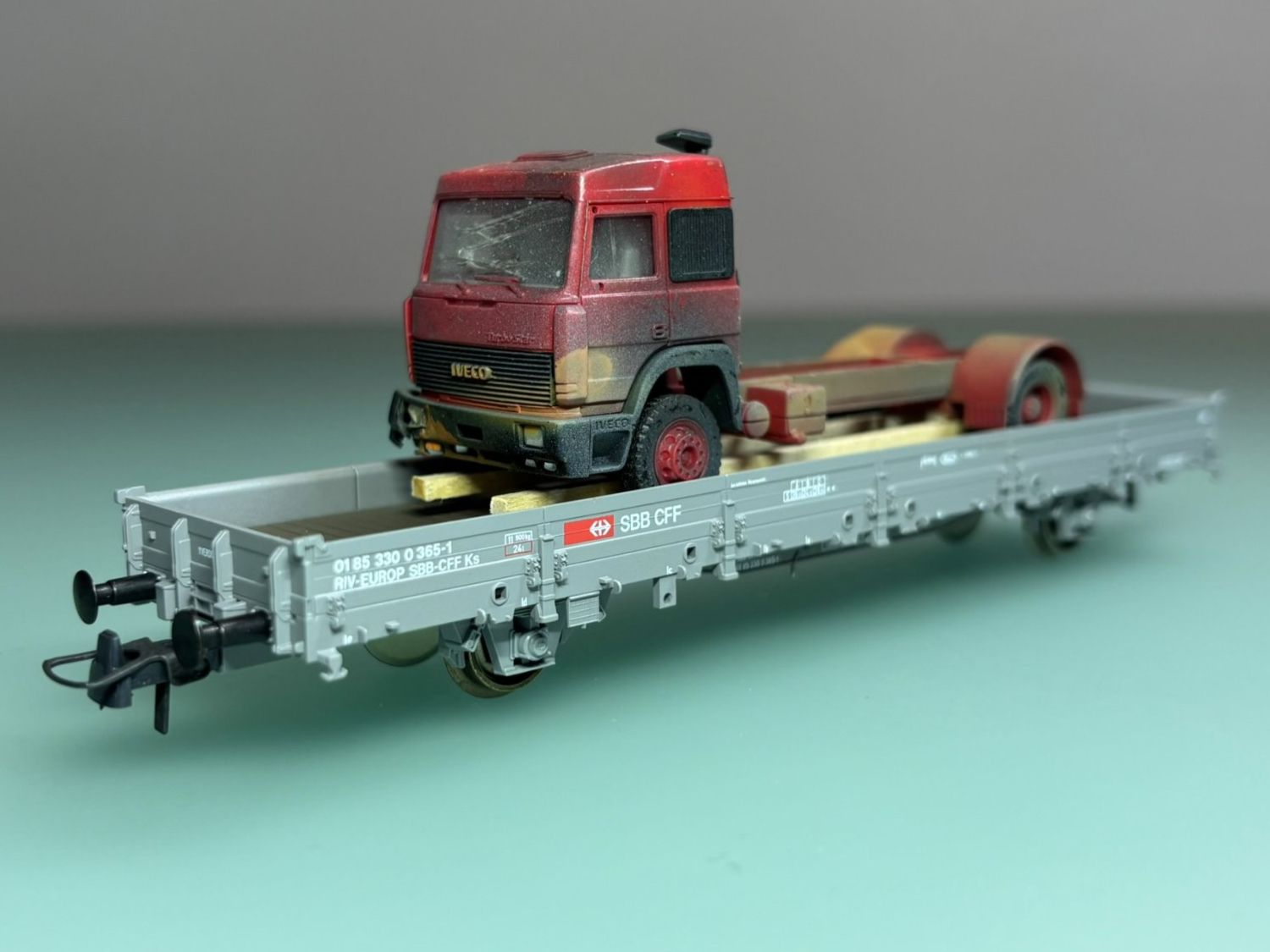 SBB Ks mit Abbruch-Lastwg * Ks à ranchers + IVECO démolition (Gebraucht ...