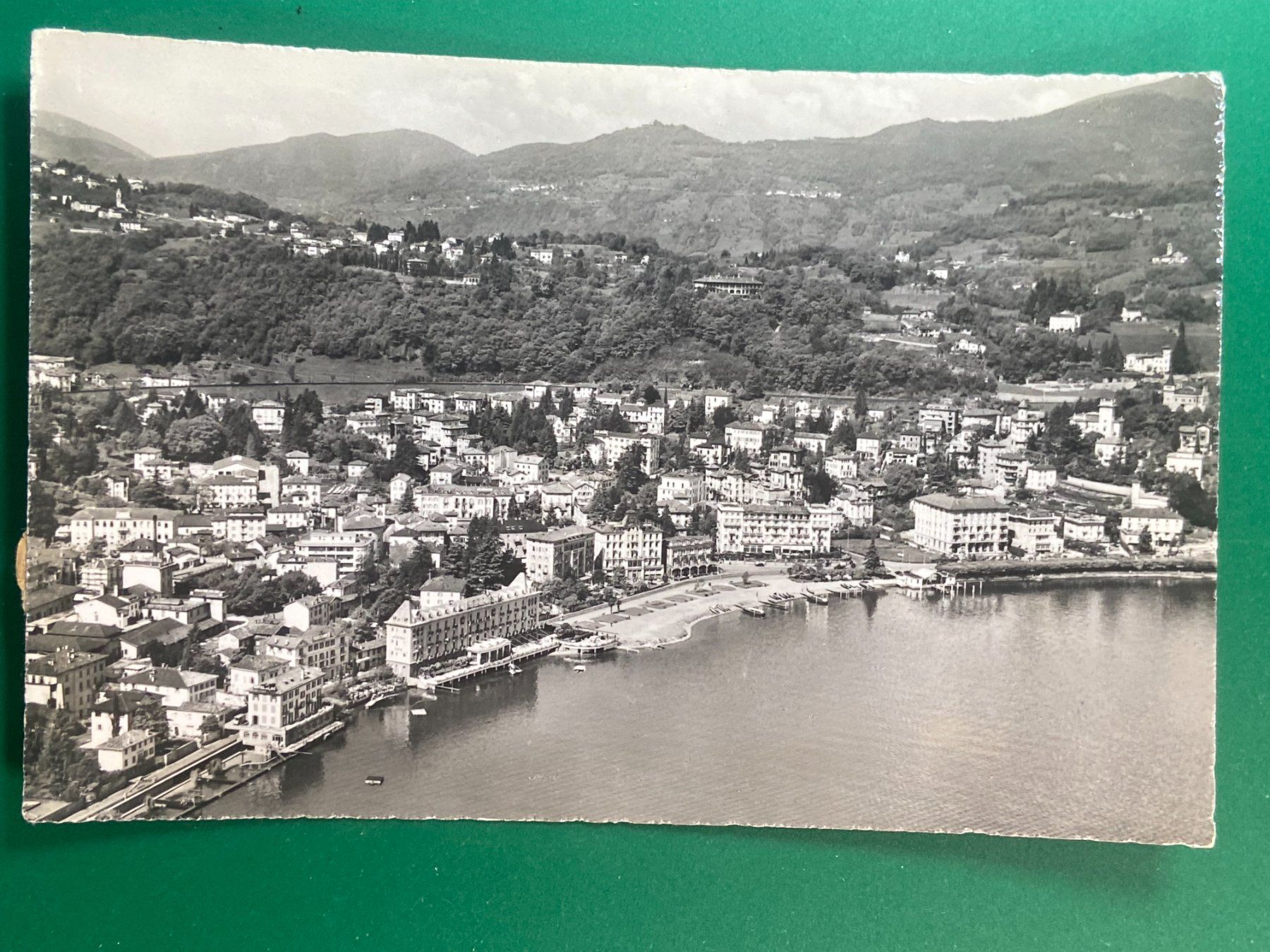 Cartoline postali: Lugano-Paradiso - Flugaufnahme ! – Usato da Steg VS venduto da _vinci_
