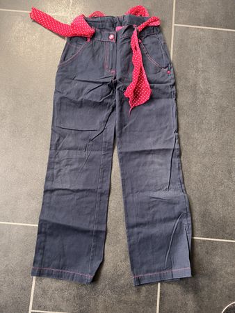 Sommer Hose, Gr. 122, Top Zustand, mit Tuch