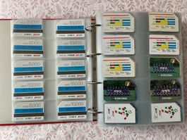 Album mit 1010 verschiedenen Telefonkarten Italien