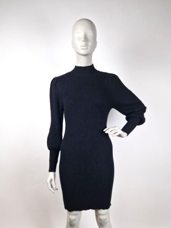 Schwarzes Strickkleid, Grösse S, von ONLY