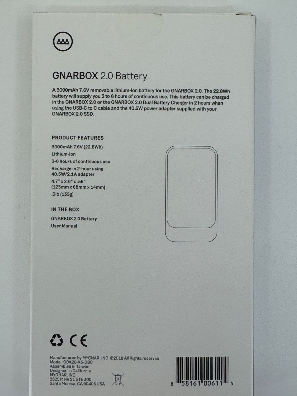 Dischi rigidi: Gnarbox 2.0 SSD 1TB - Robuste Mobile Datensicherung – Usato da Zürich venduto da hansUeli99 8