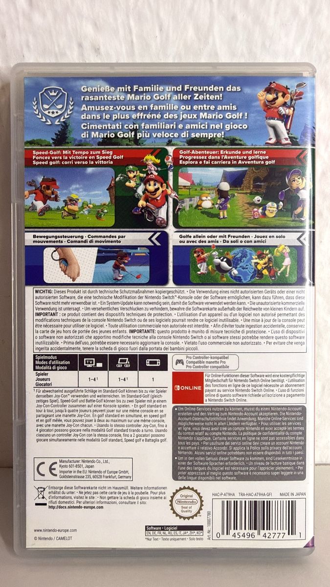 Nintendo Giochi: Nintendo Switch Game: Mario Golf Super Rush - Excellent! – Usato da Ehrendingen venduto da bubulence 1