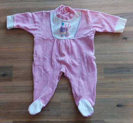 Baby Strampler pink Grösse 62