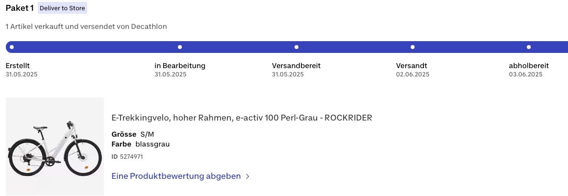 Biciclette: E-Trekkingvelo, hoher Rahmen, e-activ 100 – Nuovo (secondo la descrizione) da Kloten venduto da and_g8x2 1