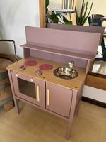 Spielküche Kinder Holz lila