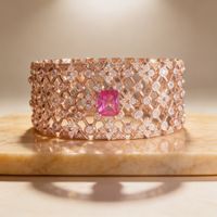 Bracelet manchette Éclat royal
