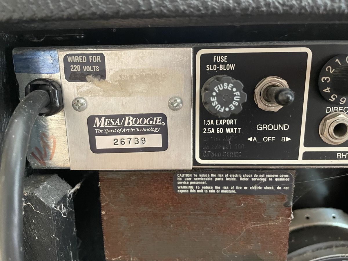 Mesa Boogie Amplificatori: 1990 MESA BOOGIE MARK III – Difettoso da Ostermundigen venduto da sedated.saurer 5