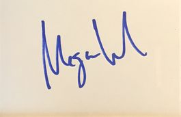 Megan Ward 1969- Autogramm signiert Karte 10x15cm