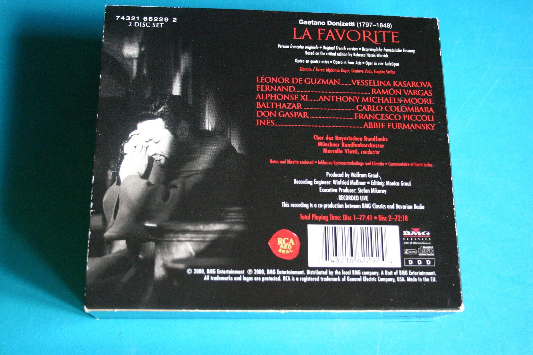CDs: DONIZETTI LA FAVORITE KASAROVA VARGAS – Gebraucht aus Winkel von Gallica 1