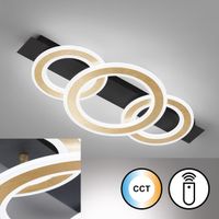 LED Deckenleuchte, Dimmer, 77 cm x 36 cm