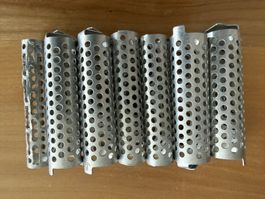 7  Bigoudi  Metall  60/70er Jahre  Leichtmetall