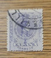 Spanien alte briefmarke