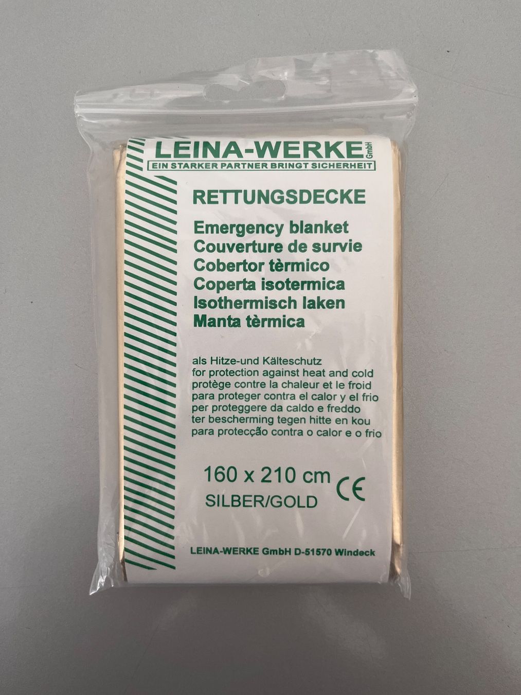 Mallettes de secours: Rettungsdecke/Notfalldecken Neu – Neuf avec emballage d'origine à Unterägeri par flu_zp5d