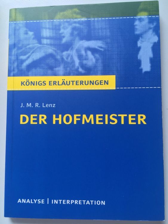 Der Hofmeister, Erläuterungen, j.m.r. Lenz Kaufen auf Ricardo