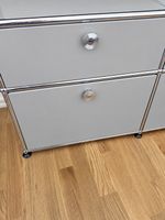 3 portes 50x35cm USM Haller en métal (gris clair)