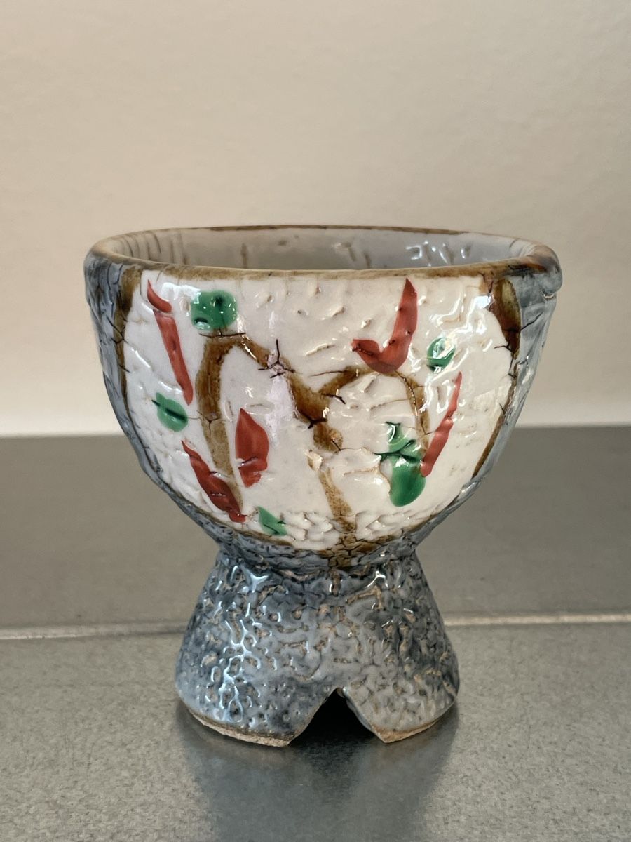 Tazze: Japanese Sake Cup midcentury studio ceramic  – Usato da Basel venduto da Amechan. 6
