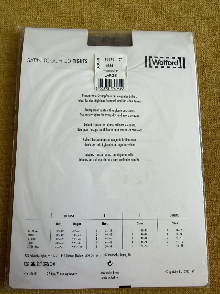 Wolford Collants: Wolford Strumpfhose neu – Neuf avec emballage d'origine à Feusisberg par Mila1122 1