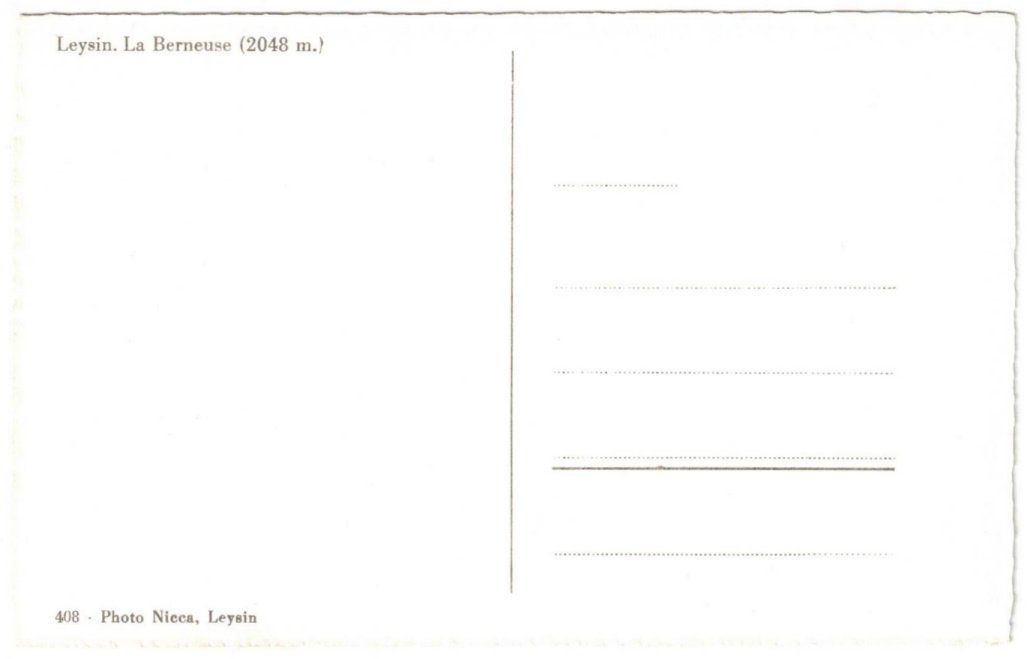Cartoline postali: Leysin - BerneuseGondelbahn + Skilift – Usato da Binningen venduto da Mountainrider 1
