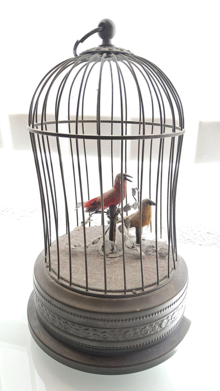 Carillon: Ancienne boîte à musique oiseaux chanteurs – Usato da Malleray venduto da Frederic24