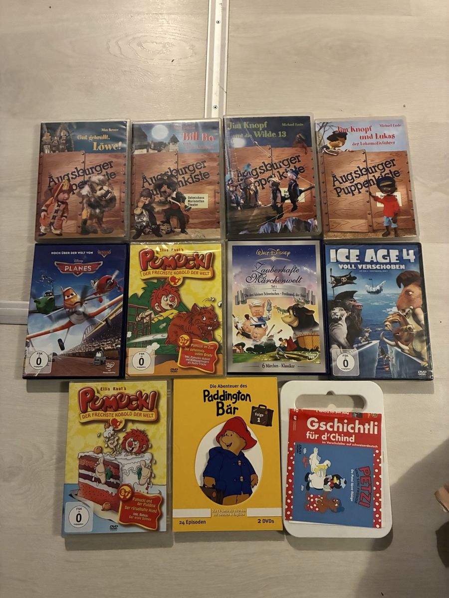 Tutti i DVDs: Kinder DVDs – Usato da Grüningen venduto da lukassch