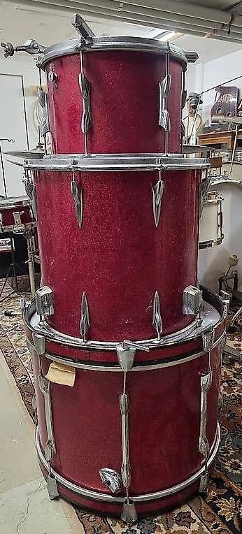 Strumenti musicali: PREMIER Drum Set aus den 60's – Usato da Bichelsee venduto da Sacoche_1932 1