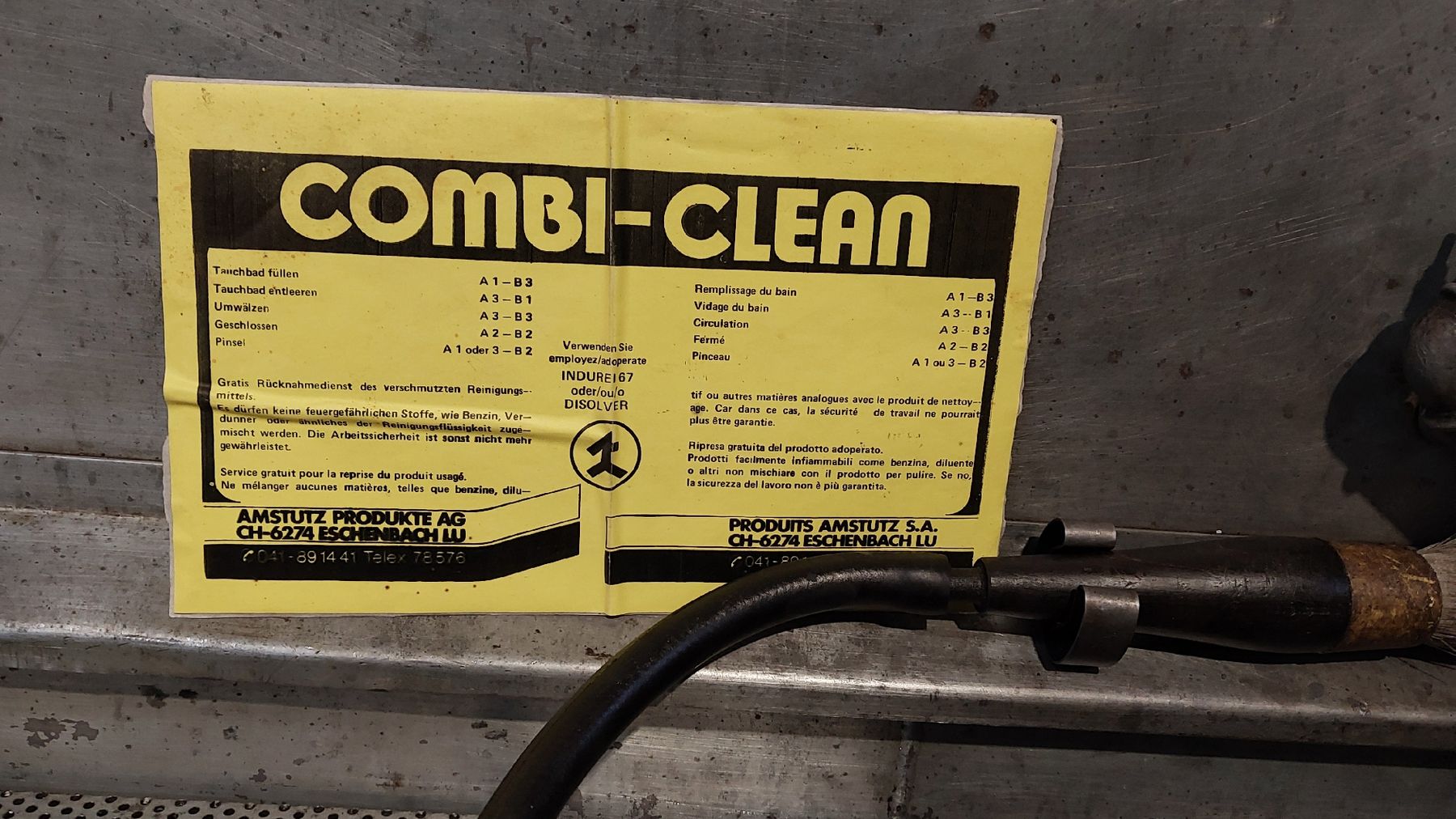 Tutte le macchine: Teilewaschtisch Amstutz Combi-Clean – Usato da Wabern venduto da speicki 4