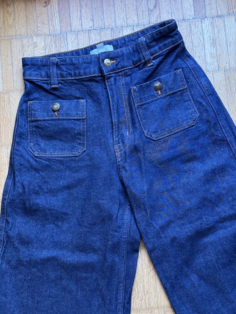 H&M Jeans: Wide Leg Jeans, Dark Wash, Size 36 – Gebraucht aus Effretikon von expiredrice 1