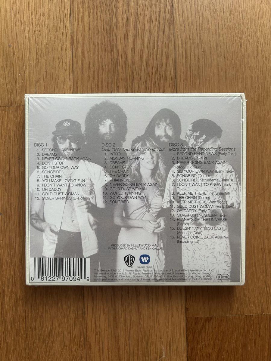 CD: Fleetwood Mac – Rumours (3-CD Expanded Edition, 2013) – Nuovo e nell'imballaggio originale da Rümlang venduto da L.B.S 1