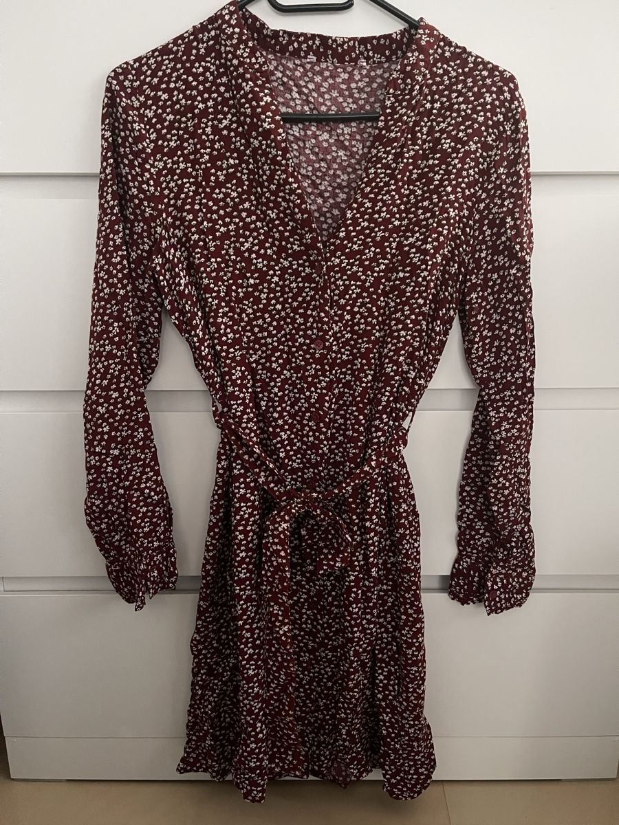 Vestiti: Rotes Kleid mit Blumenmuster – Usato da Neuenegg venduto da aba_g85b