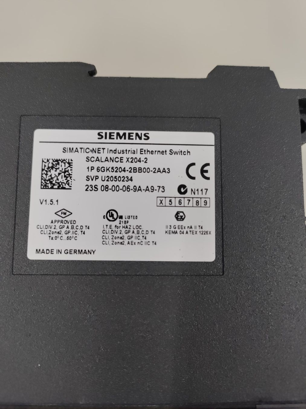Siemens Elektronikbauteile: Siemens Scalance X204-2 Industrial Ethernet Switch Modul – Gebraucht aus Seewen SZ von Sauberwasser 5
