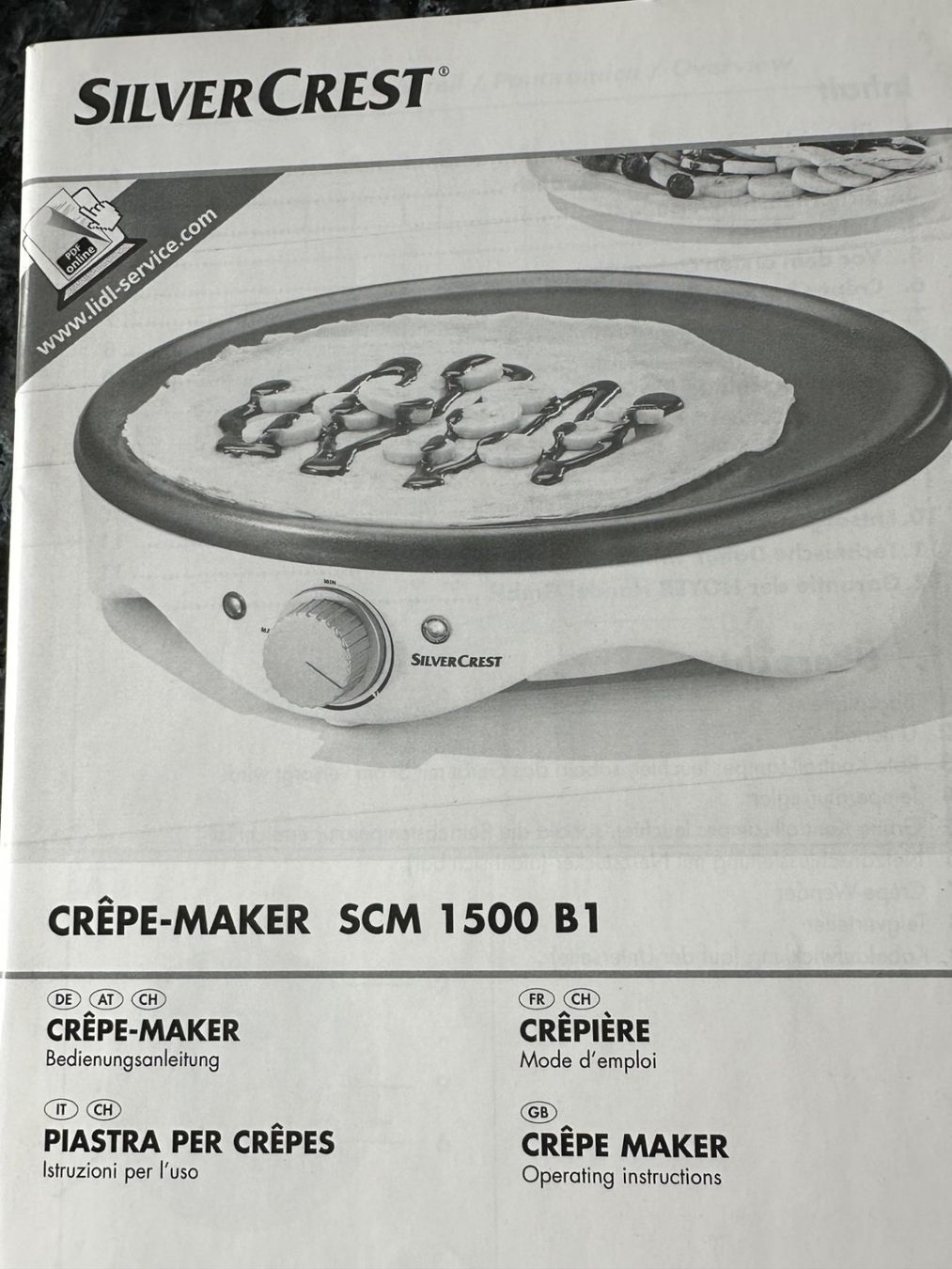 SilverCrest Appareils de cuisine: Crepe Marker – Neuf (Voir description) à Oberurnen par Smile58 1