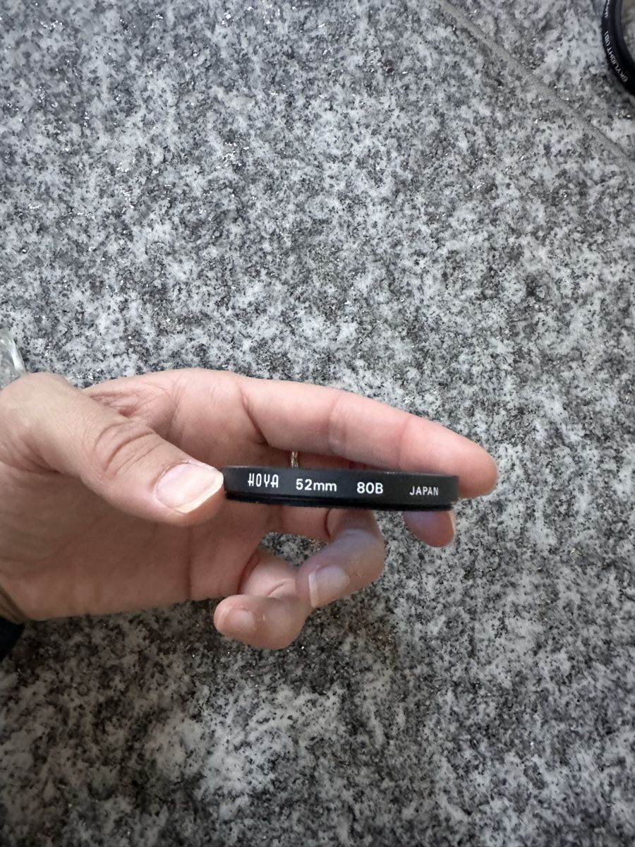 Filtri: Hoya 52 mm 80B filter – Usato da Bellinzona venduto da Samirablank