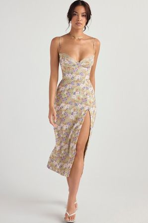 House of CB Charlotte Peony Print Sundress XS (Brand New!)