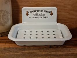 Seifenschale aus Emaille, Boutique de Fleurs, Paris