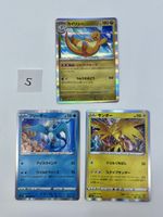 3 Pokemon Karten japanisch Dragoran Arktos Zapdos Set