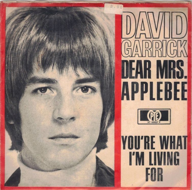 Dischi in vinile: David Garrick  --  Dear Mrs. Applebee   Single7 – Usato da Oberwil (Dägerlen) venduto da thealbum