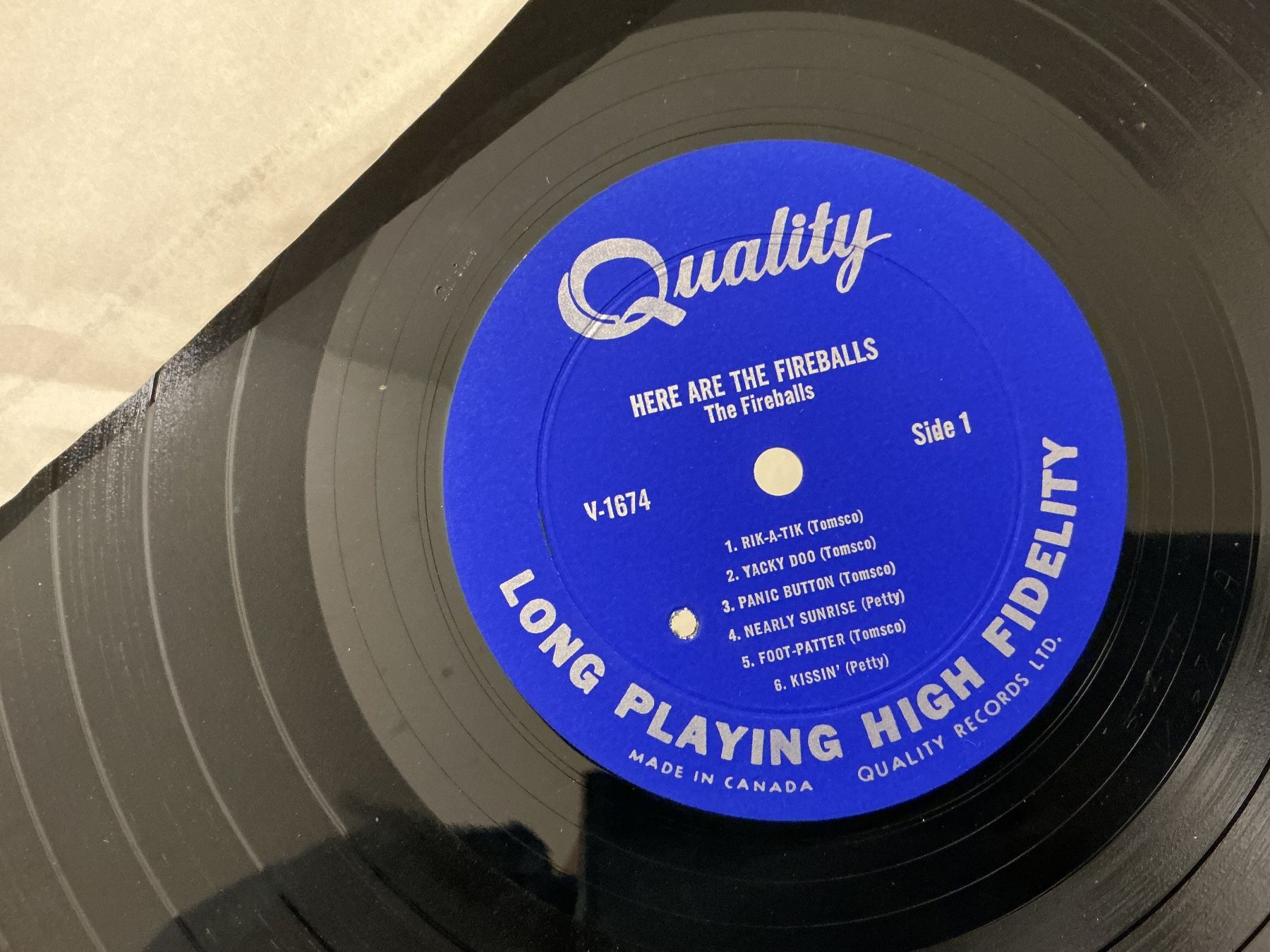 Schallplatten: The Fireballs LP - Here Are (VG+) – Gebraucht aus Winterthur von Tumko-Vinyl 2