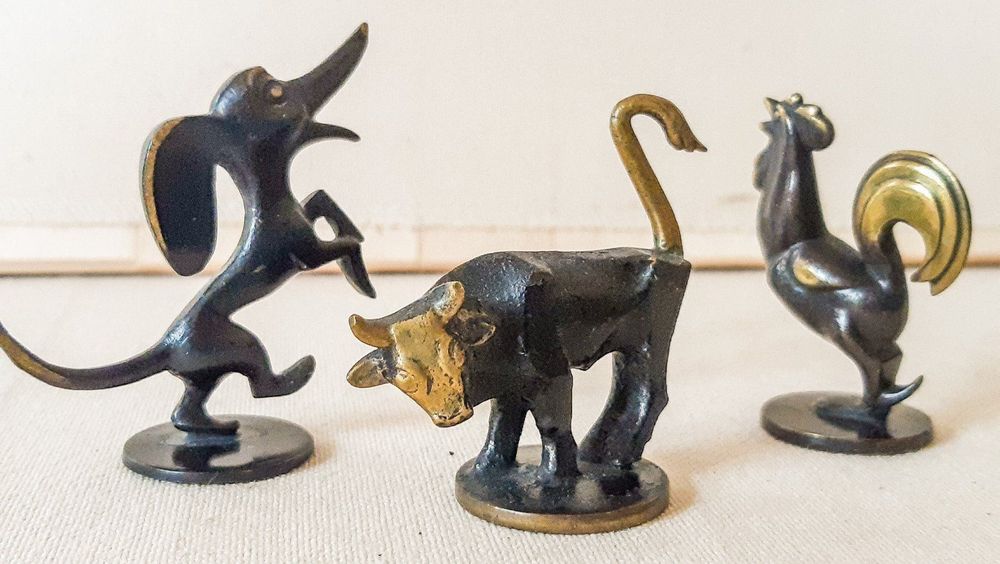 Richard Rohac Austria Wien Bronze Art Deco 3 Miniature (Gebraucht) in ...