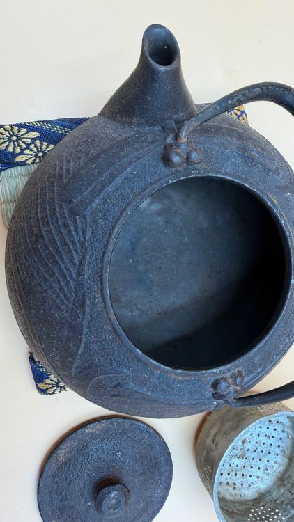 Théière en fonte véritable, design Arare japonais, 125 cl | Café et