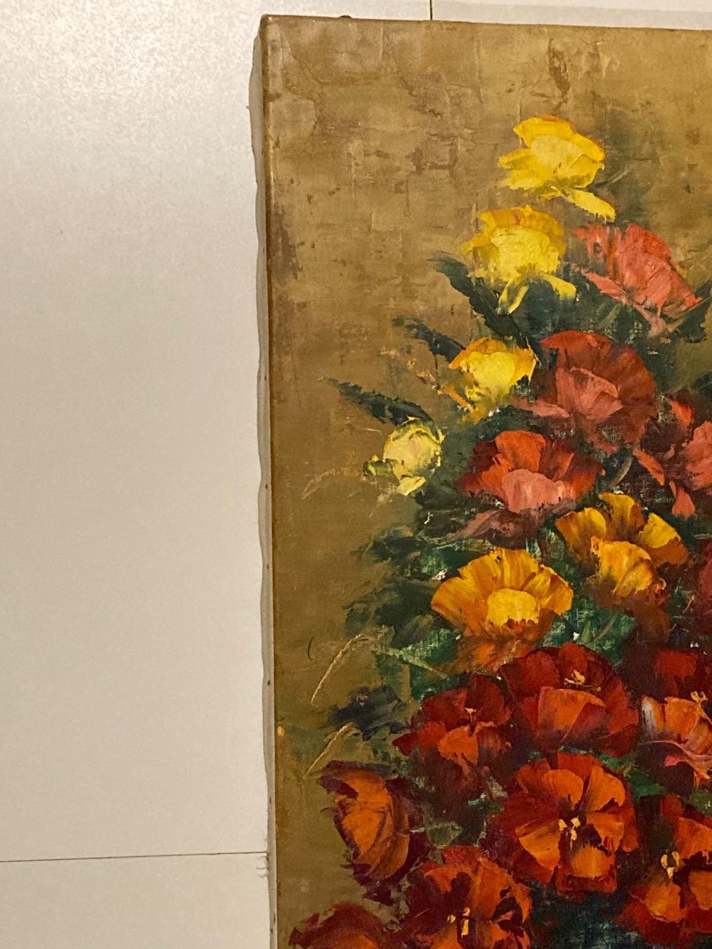 Gemälde: Stillleben signiert mit Blumen in Vase – Gebraucht aus Hirzel von pjn_d7xp 3