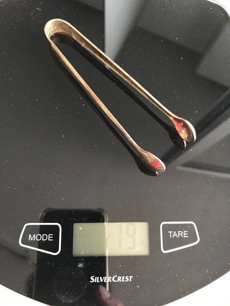 Löffel: Zuckerklumpenzange & Teesieb-Set Silber – Gebraucht aus niederbipp von Esbenz 7