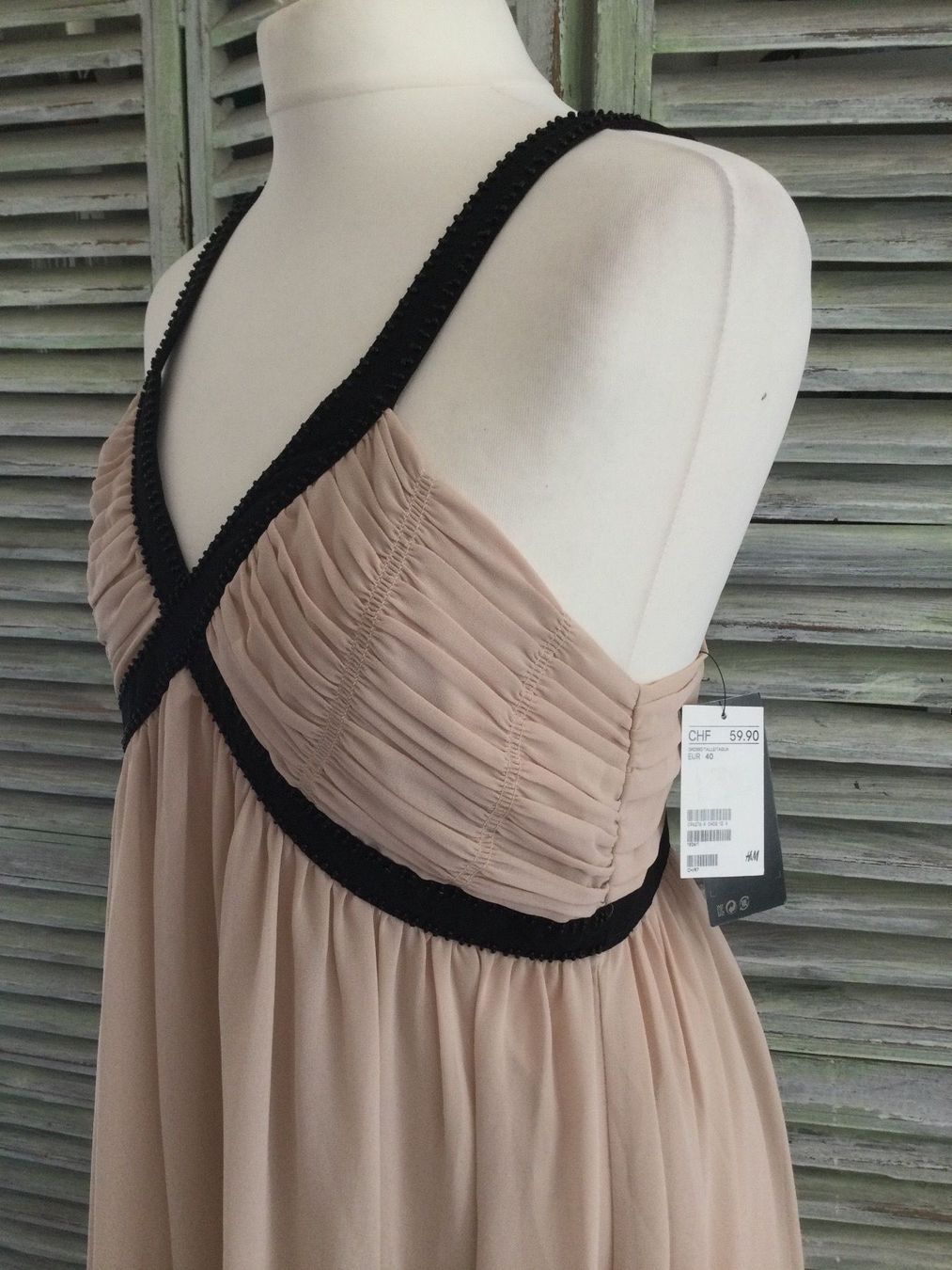 H&M Vestiti: Robe beige/noir avec perles, taille 40, NEUF – Nuovo e nell'imballaggio originale da Agiez venduto da chouchanelle 5