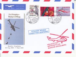 Helikopter Notpostflug Buochs-Engelberg 2005