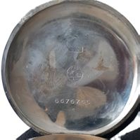Taschenuhr Omega Silber 0.800 Handaufzug gebrauchter Zustand