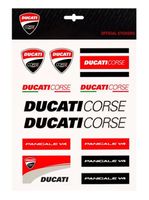 Ducati Corse Aufkleber Sticker Bogen Gross 12teilig Original