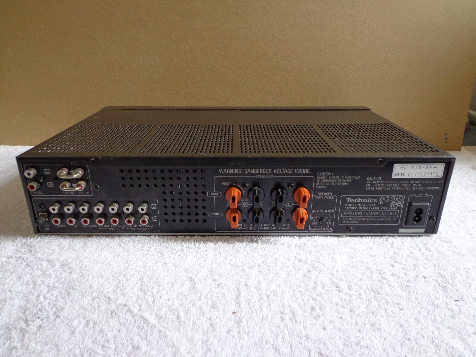 Technics Amplificatori: Technics SU-V4X Stereo Verstärker -  Vintage!... – Usato da Ligornetto venduto da Faffarel 3