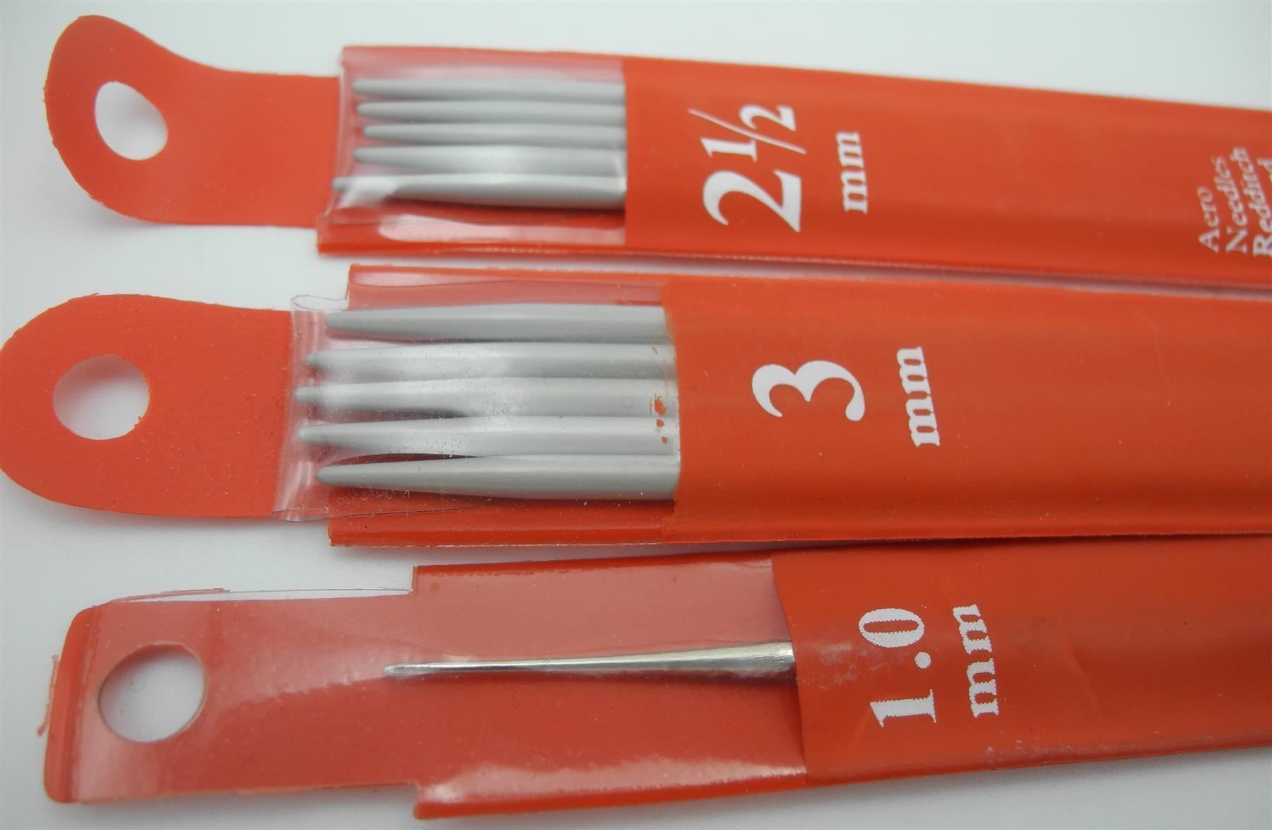 Ferri: 6 Stricknadeln + 1 Häckel, Aero, Nr. e31 – Nuovo e nell'imballaggio originale da Kottwil venduto da Crazyrolf 2