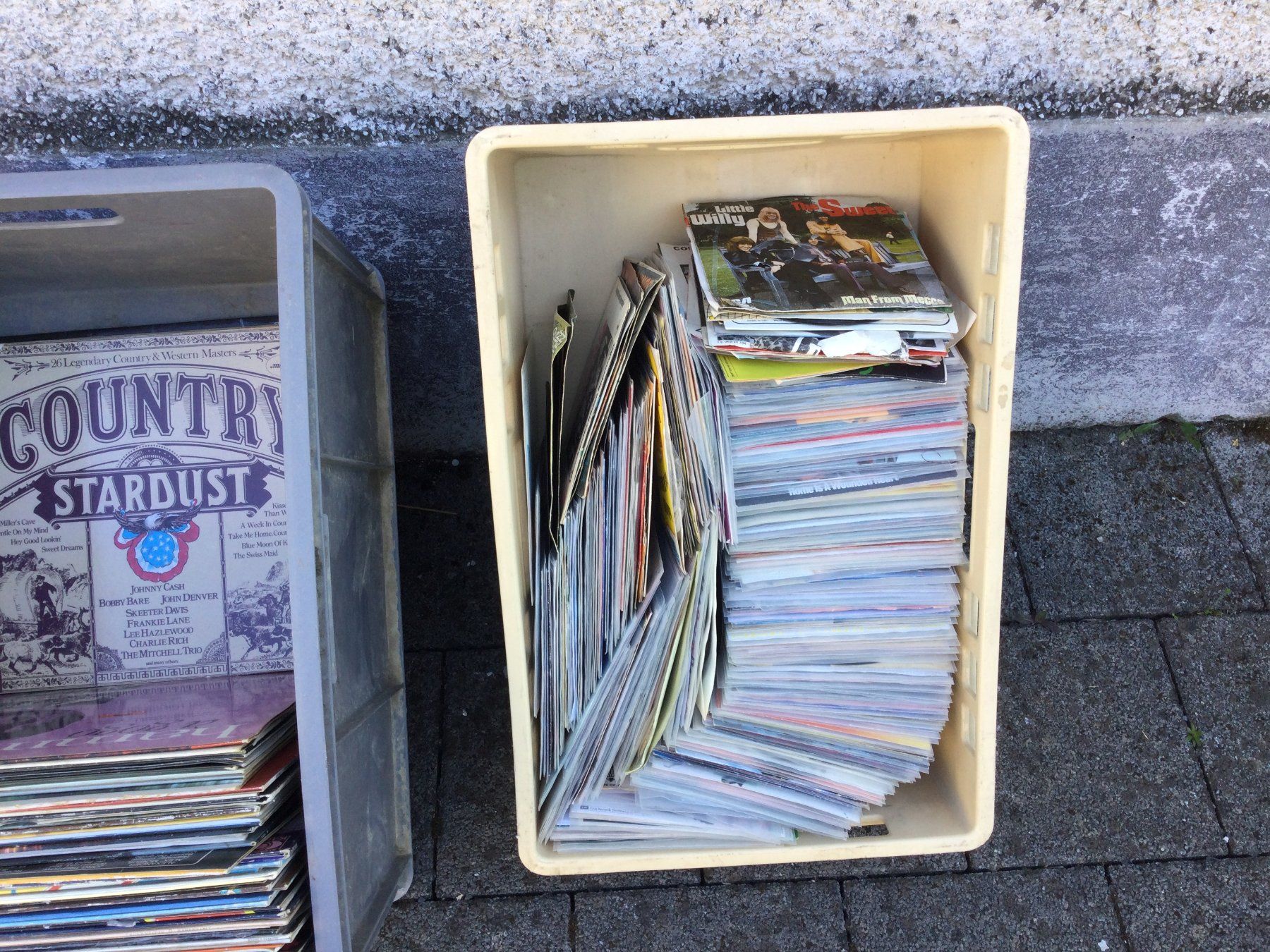Dischi in vinile: Grosser Posten gebrauchte Schallplatten und Singles – Usato da Wangen SZ venduto da kuriosum12 2