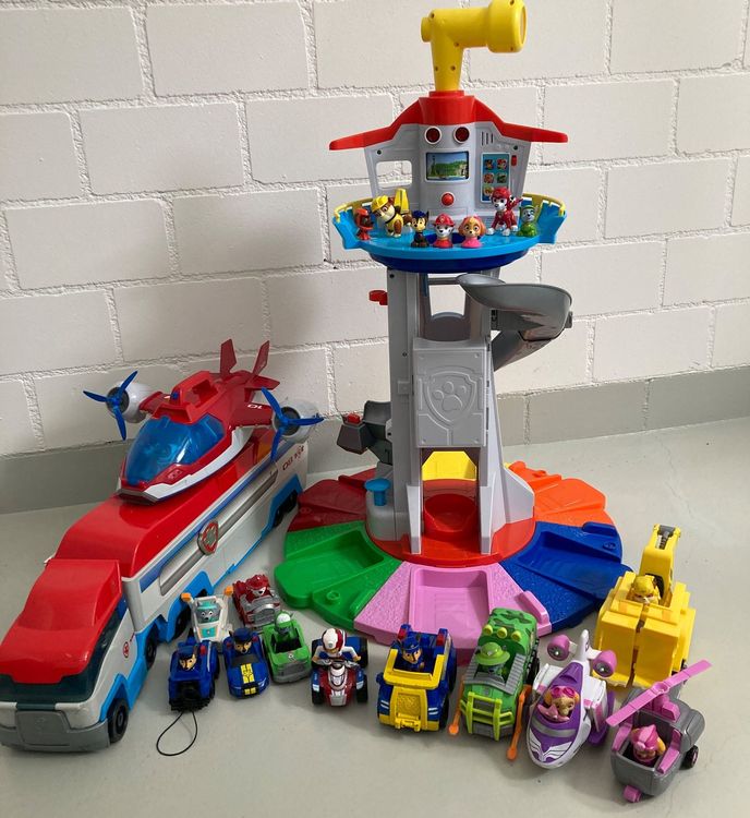 Paw Patrol Tower, Flugzeug - Air Patroller sowie Zubehör | Kaufen auf